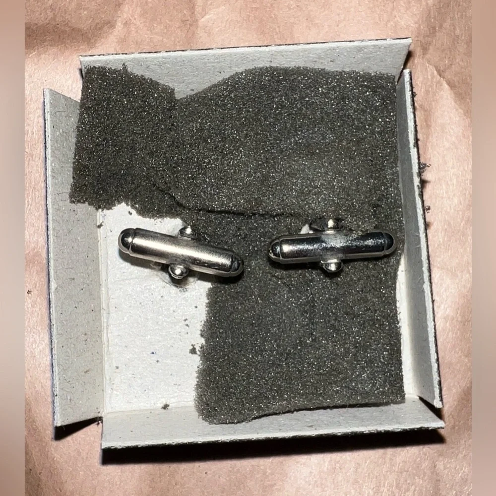 EUC Prada men’s cufflinks with box